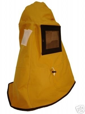 Sand Blasting Hood - FRP Material with Air Circulation | Impact Resistant Viewing Window, Full Face and Shoulder Coverage