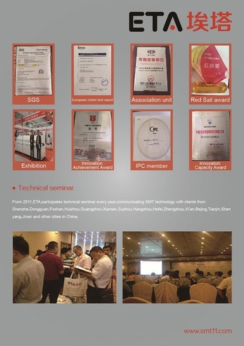 प्रोफेशनल निर्माता Smt/smd Eta रीफ्लो ओवन, चीन का नंबर 1!