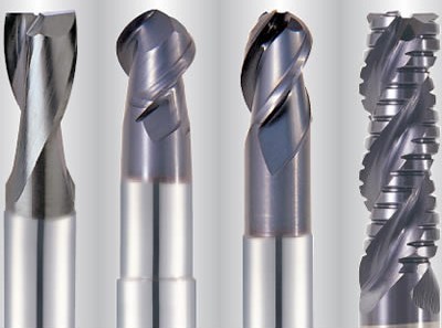 Solid Carbide Endmill Aluminium - Color: Silver