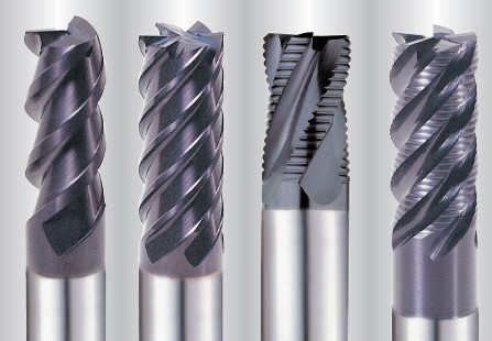 Stainless Steel Solid Carbide Endmill - Color: Silver