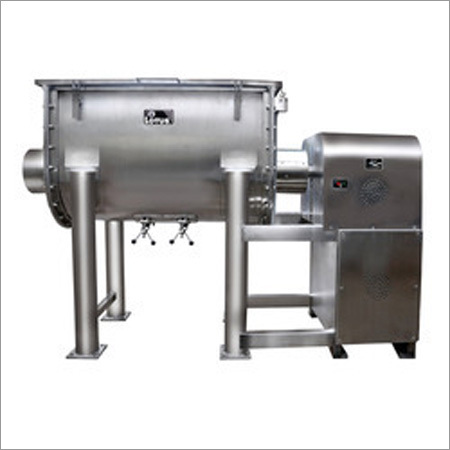 Ribbon Blender - Stainless Steel, 1000 Kg Capacity, Compact Design | Semi-Automatic Operation, Safe Usage Features, Inching Discharge Facility