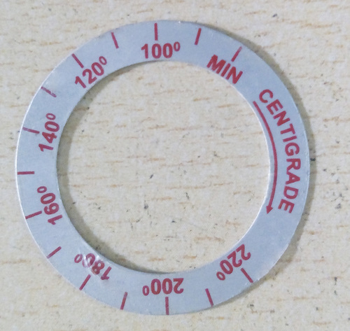 व्हाइट एल्युमिनियम एनोडाइज्ड लेबल