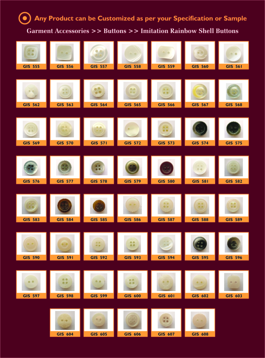 Imitation Shell Buttons