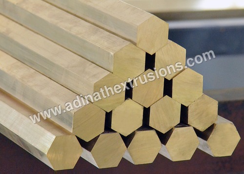 पीतल का छःकोणीय बार