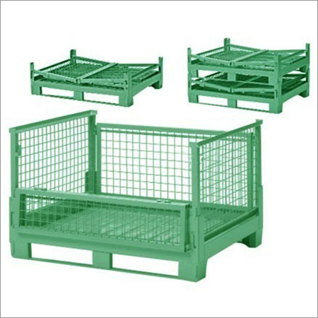 collapsible pallet bins