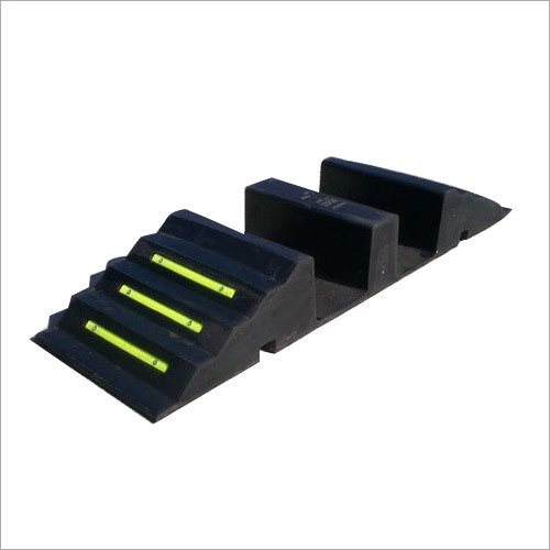 Rubber Hose Ramp - Black Rubber Material | Protective Cable and Hose Safety Solution