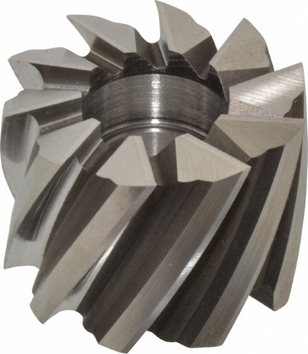 Shell Endmill - High Speed Steel, Round Shape, Silver Color | Ideal for Maintenance and Engineering Works