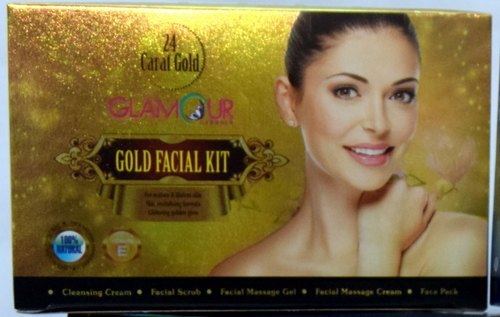 Glamour Safe To Use Gold Facial Kit - Age Group: 18+