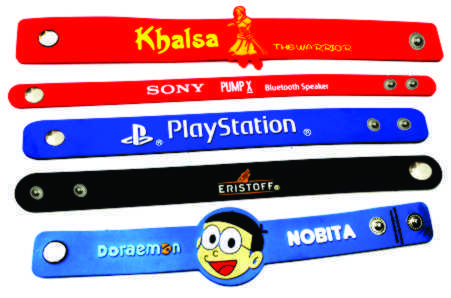 Rubberized Wrist Band