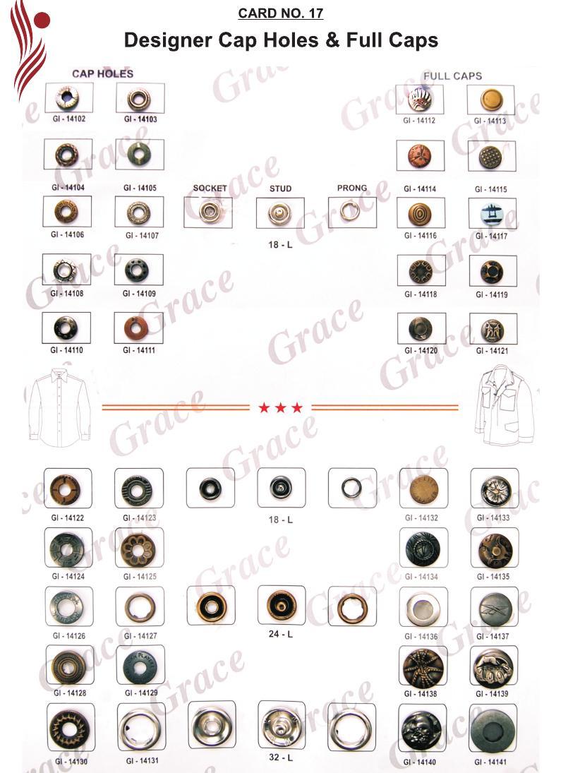 Designer Cap Hols And Full Caps