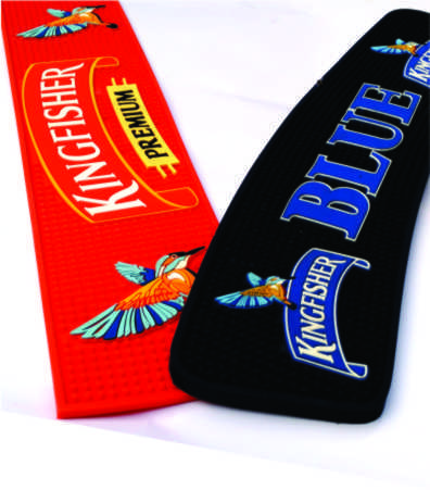 Bar Mats - Durable Rubber Material | Non-Slip Surface, Easy to Clean, Versatile for Home or Commercial Use