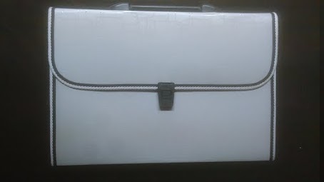Square Design Expanding File Folder