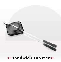 मेटल नॉन स्टिक सैंडविच टोस्टर