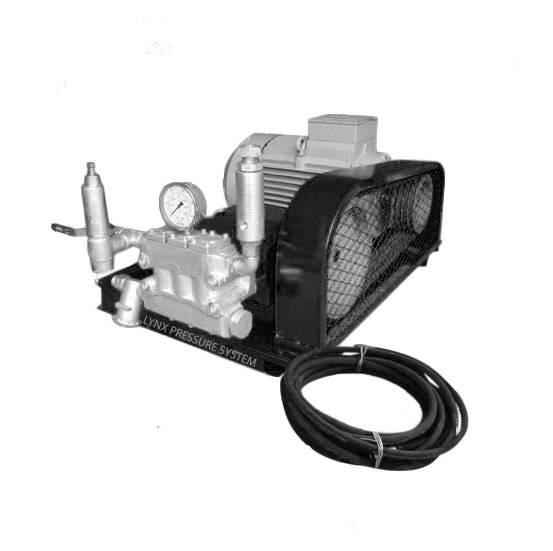 Triplex Plunger Water Jetting Pump - Color: Blue