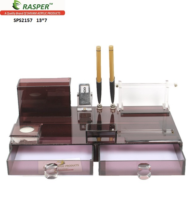 Executive Multipurpose Office Acrylic Pen Stand - Feature: High Durable