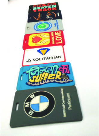 Fancy Bag Tags - Color: Multicolor