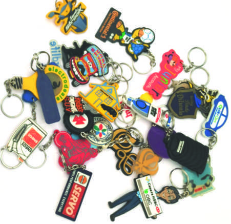 Rubber Key Chains - Durable, Flexible Material | Customizable Designs, Vibrant Colors