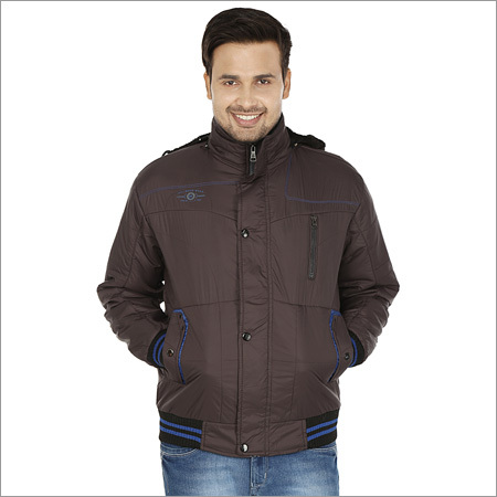 Mens Casual Jacket - Polyester, M-XXL, Brown | Water-Resistant, Warmth, Durable, Comfortable, Versatile, Two Pockets, Zipper Closure