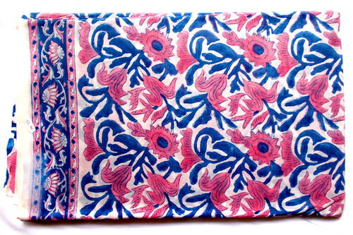 बिग फ्लावर कॉटन फैब्रिक