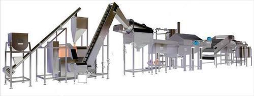 White Pellet Frying Line
