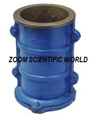 Cylindrical-Mould - Cast Iron Material, Sizes: 10cm x 20cm & 15cm x 30cm, Color: Blue - Versatile for Construction Insulation Applications