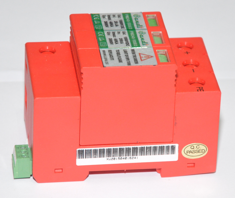 Pv System Dc1000v-40ka Surge Protective Device Spd Input: Maximum 1000vdc