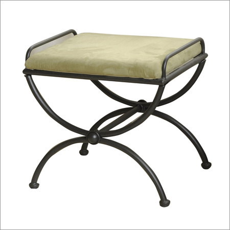 Iron Vanity Stool - Brand Name: Moti