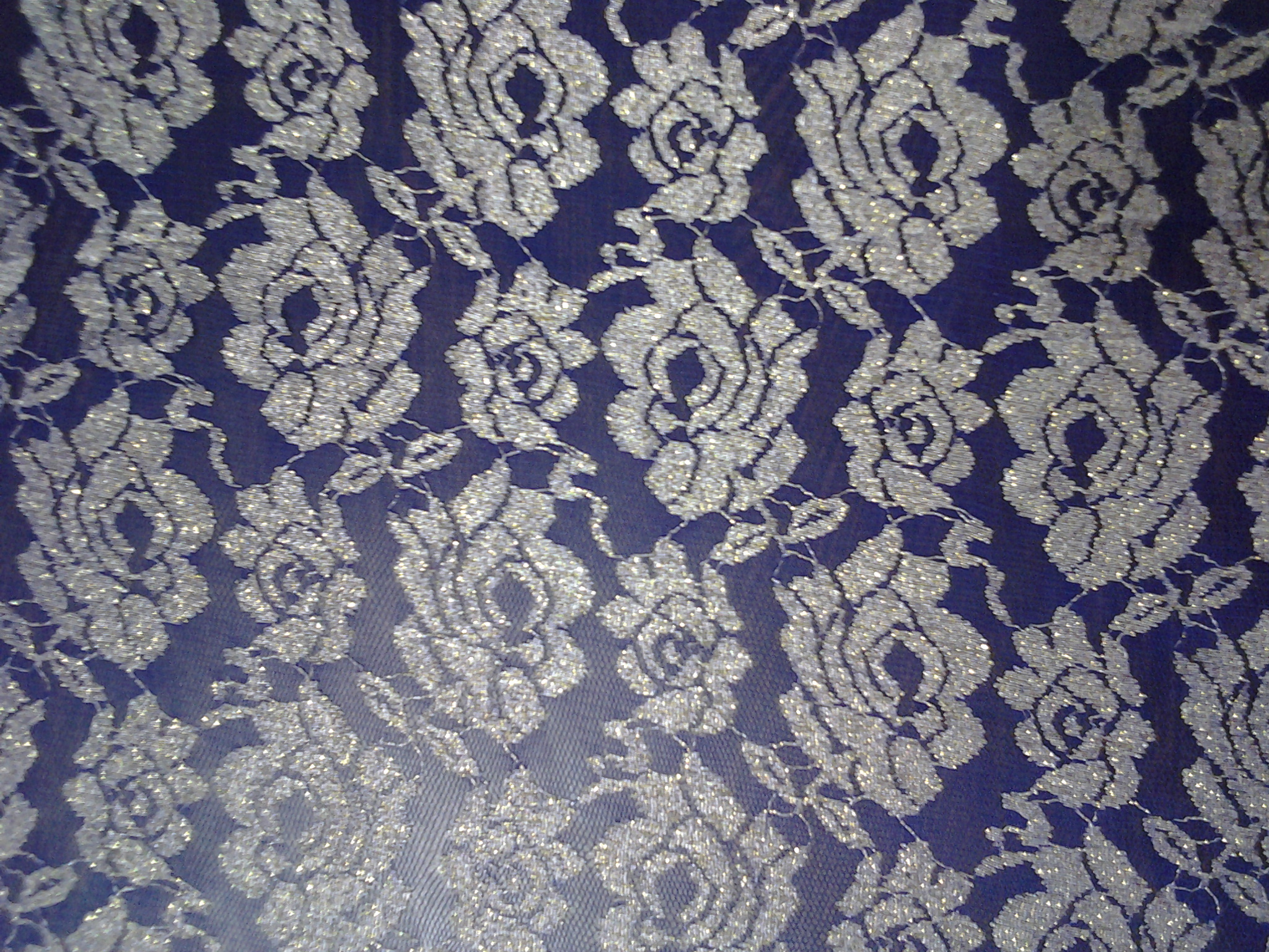 Raschal Net Full Zari Double Gulab