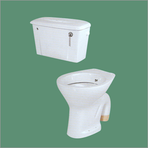 Couple Suites Water Closet - Ceramic, Floor Mounted, Round Shape | Available in Various Colors and Shades