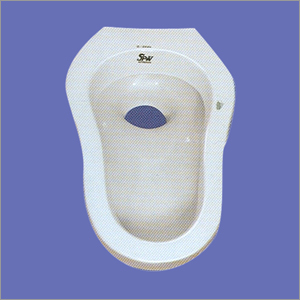 Ceramic Plain White Indian Water Closet Installation Type: Floor Mounted