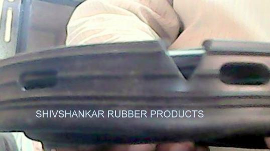 Black Rubber Frame Patti