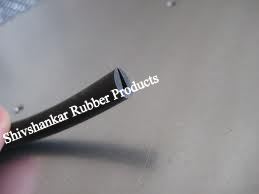 'C' Shape Gasket - Rubber, Flat Gasket Design, Black Color | Ideal For Insulators, Sealing & Gasket Strips, Industrial Usage