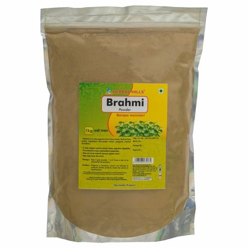 Herbal Supplements Ayurvedic Brahmi Powder 1Kg For Healthy Hair & Memory Booster