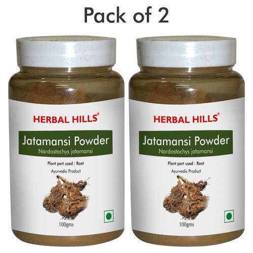 Herbal Supplements Ayurvedic Jatamansi Powder 100Gm For Memory Support Brain Tonic (Pack Of 2)