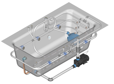 Whirlpool Bath Tub