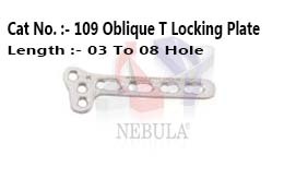 Oblique-T  Locking Plate  ( Left & Right )