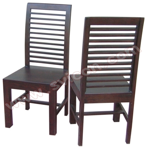 Wooden Dining Chair - Available in Sheesham, Acacia, and Mango Wood | Glossy & Matte Finishes, Perfect for Dining Rooms