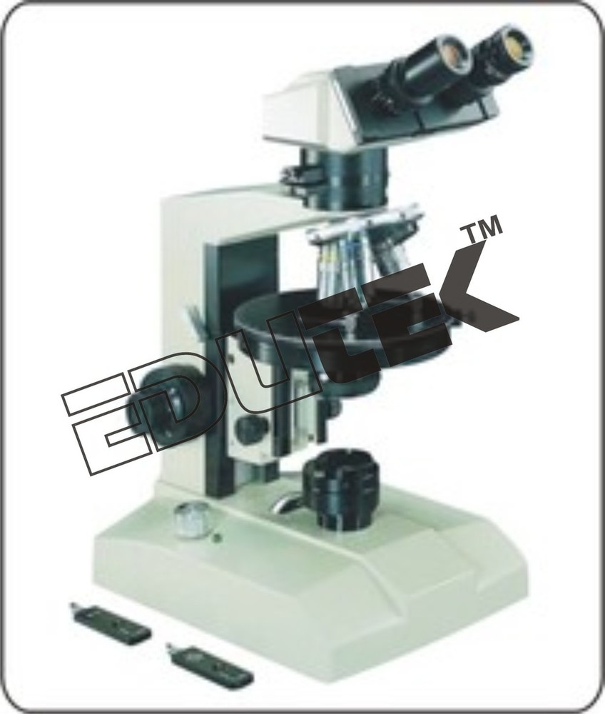 Polarizing Microscope ETMS-141 - Monocular Inclined, 50X to 400X Magnification | Built-in Halogen Illumination, Strain-Free Plan Achromatic Objectives, Diposable Compensatory Slot