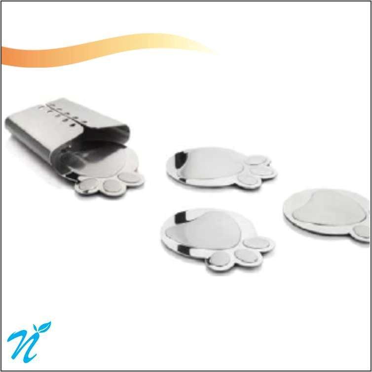 आर्ट डी आईनॉक्स "कैटवॉक कोस्टर चार का सेट"