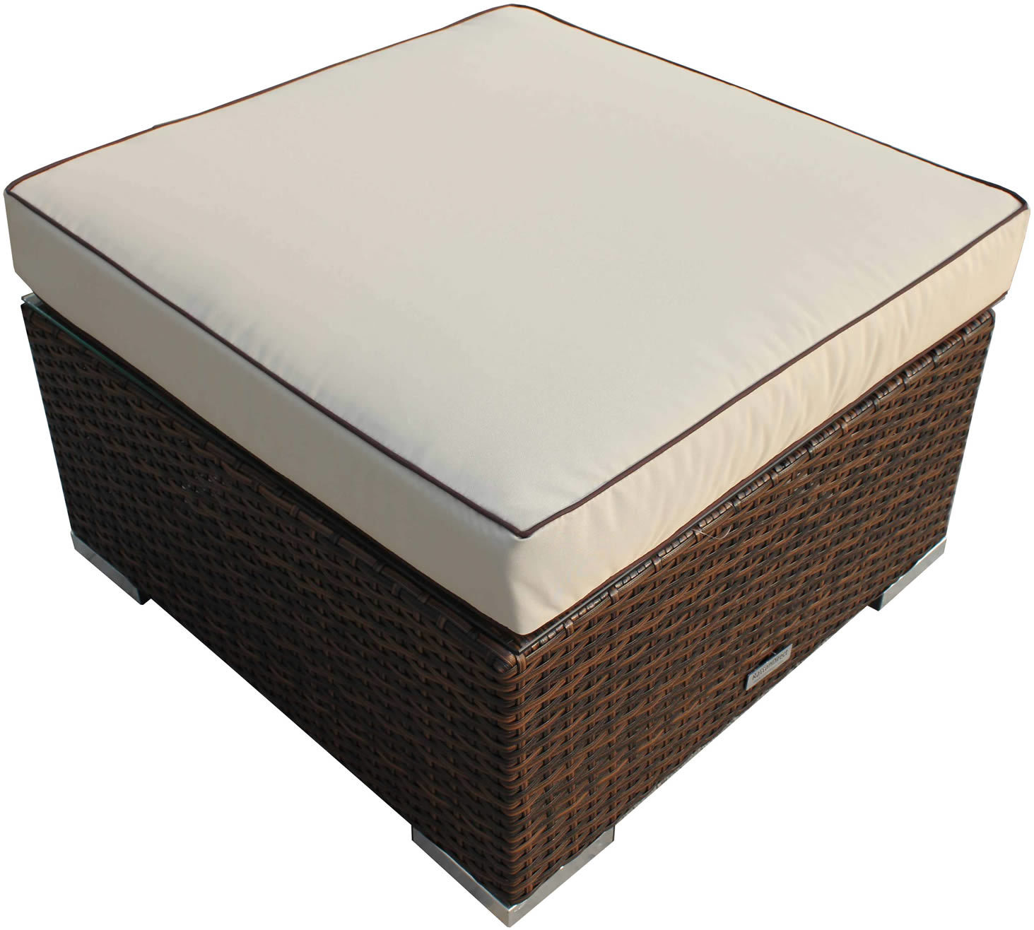 Leather Ottoman