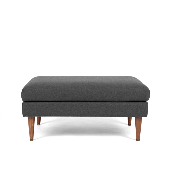 Leather Ottoman