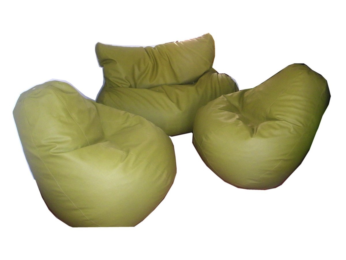 Leather Puff Sofa