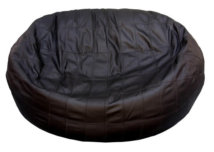 Leather Puff Sofa