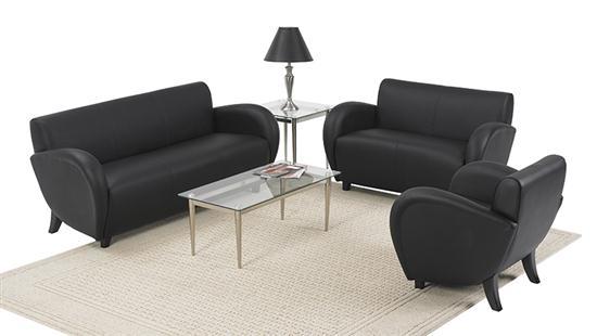 Leather Reception Sofa