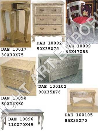 White Metal Furnitures - Sheesham & Babool Wood, Customizable Sizes, Water/Scratch Proof Finish, Stylish Design, Variety of Colors, Safe Packaging