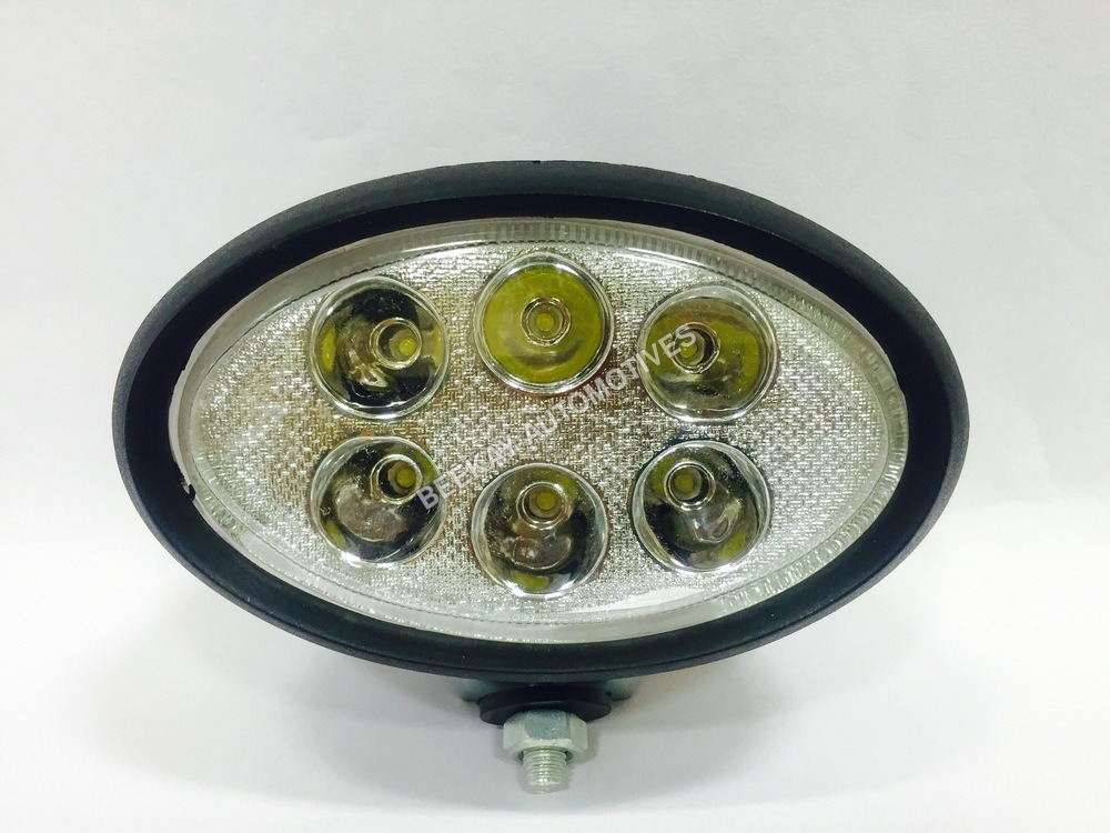 White & Black Cabin Lamp Jcb L.E.D (Oval)