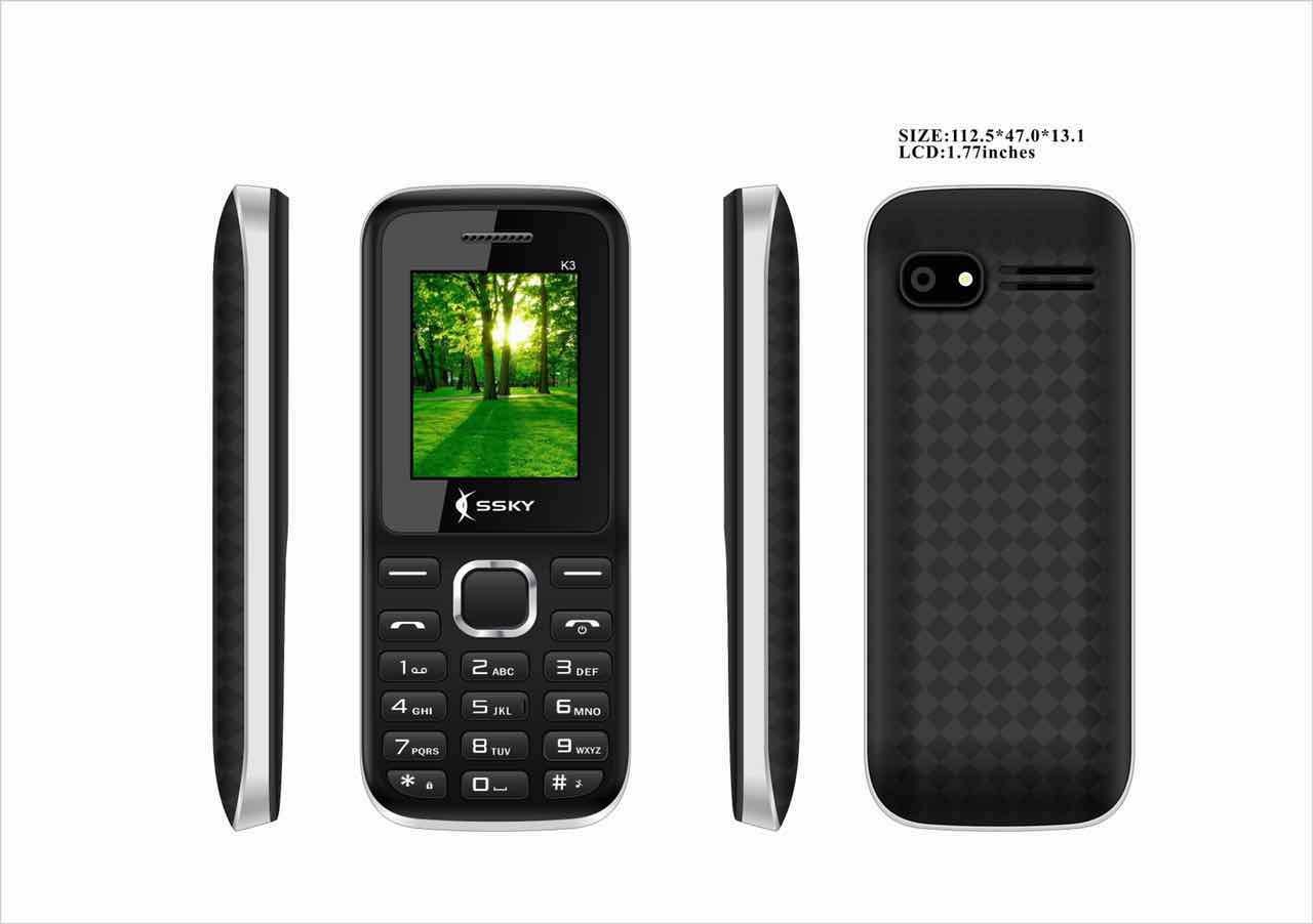 Ssky K3 Star Feature Phone-white Battery Backup: 2 Days