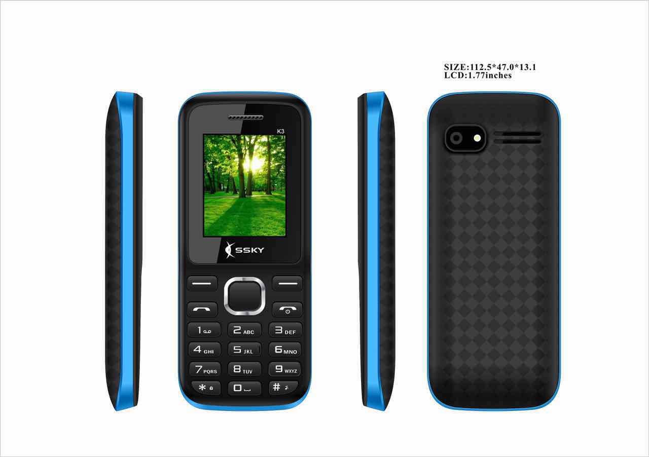 Ssky K3 Star Feature Phone-white Battery Backup: 2 Days