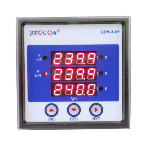 Electronic Digital Panel Meters Supply Voltage: 220 Volt (V)