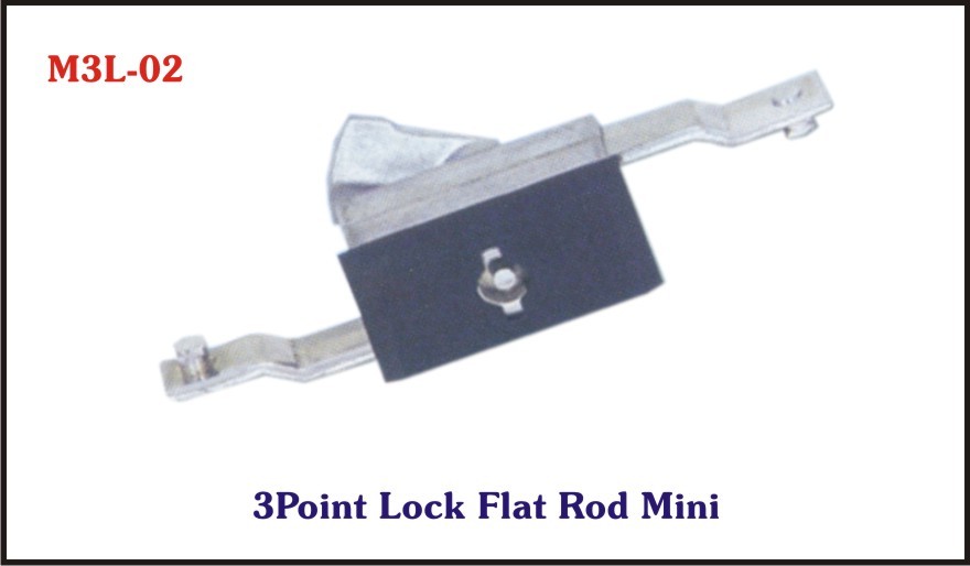 3 Point Lock Flat Rod
